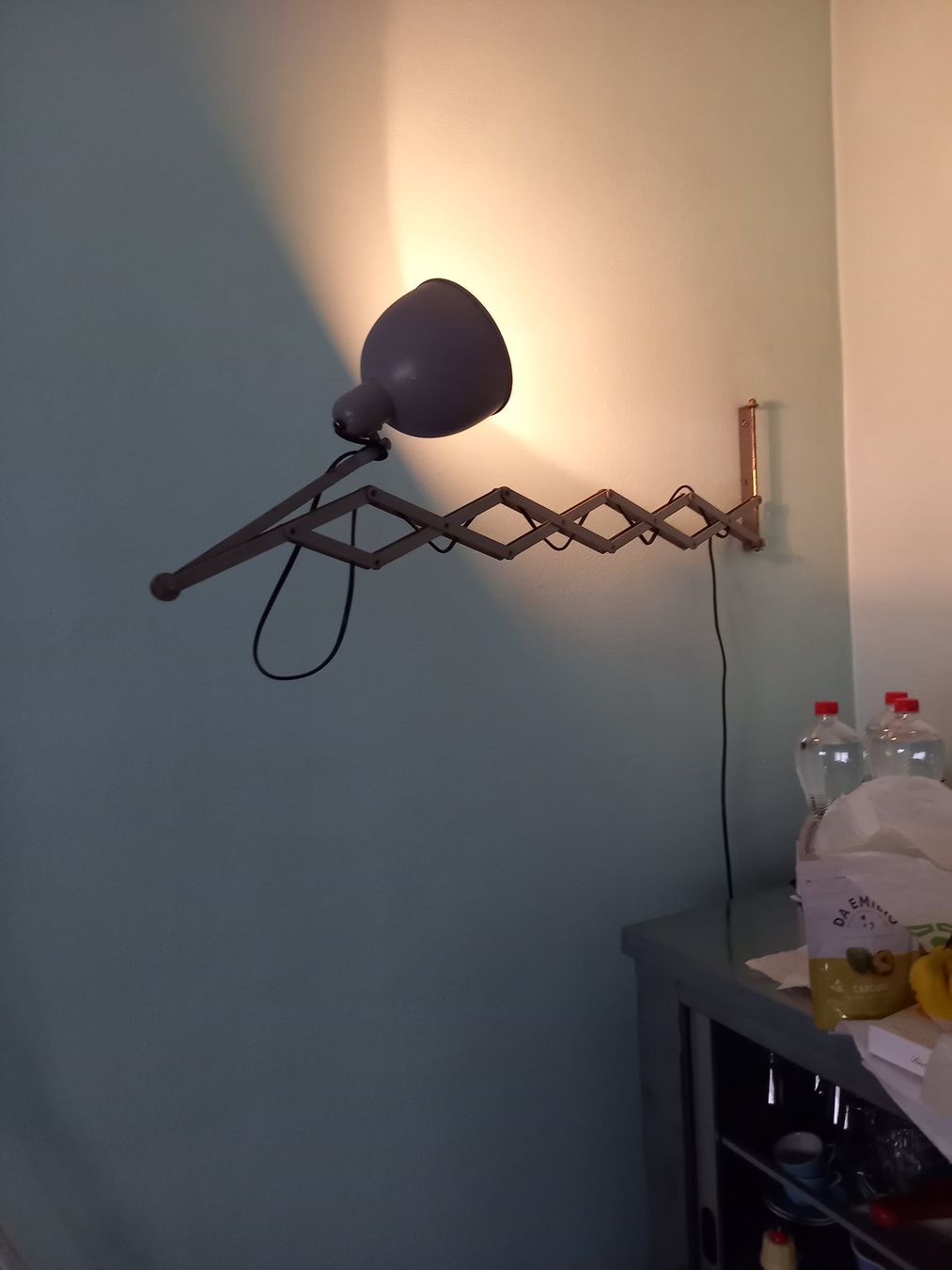Lampade: Wand-Scherenlampe 30er – Usato da Basel venduto da bobbylein 1