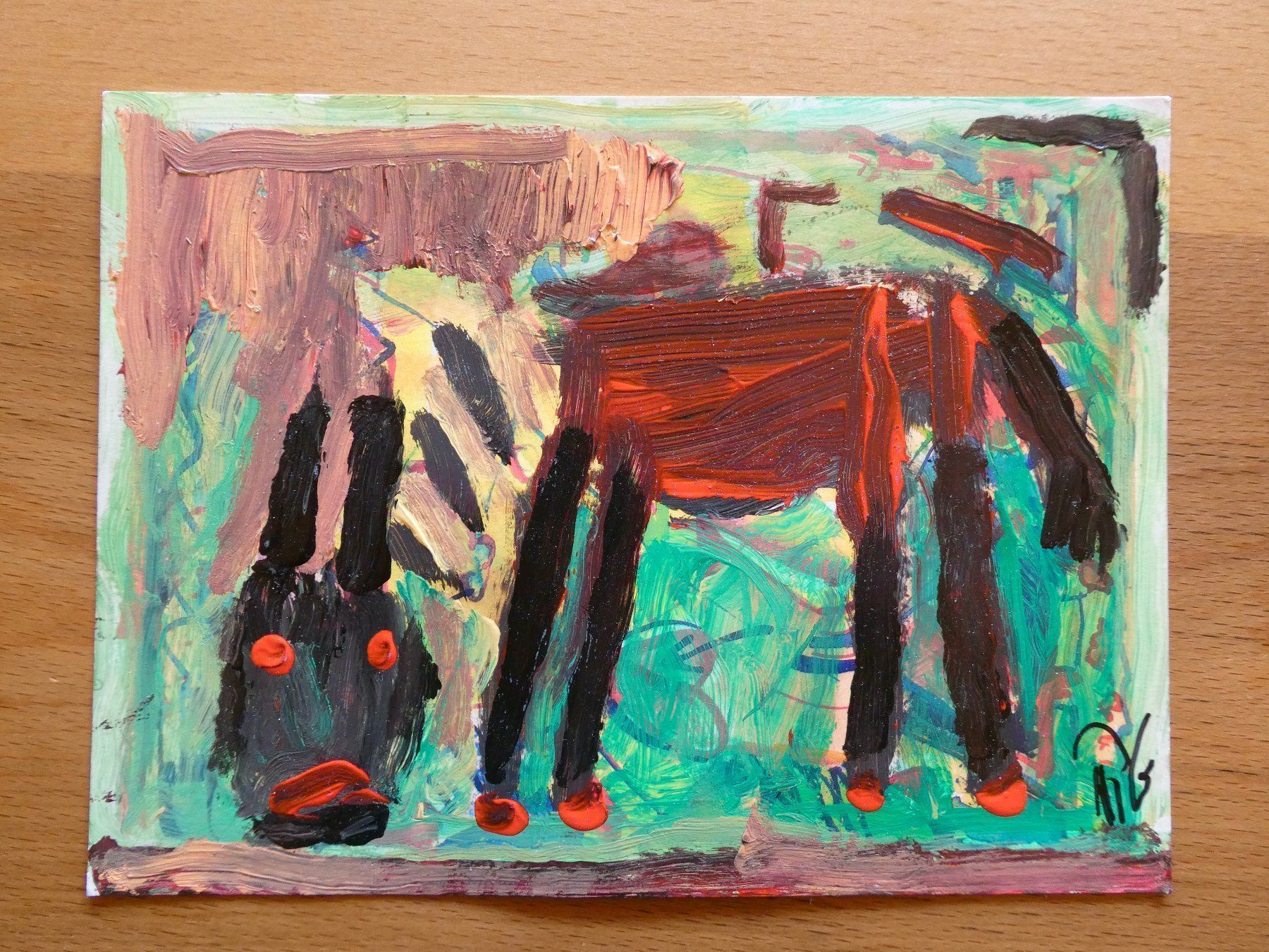 Gemälde: Oelbild René Gertsch signiert – Gebraucht aus Lüchingen von Eeizo