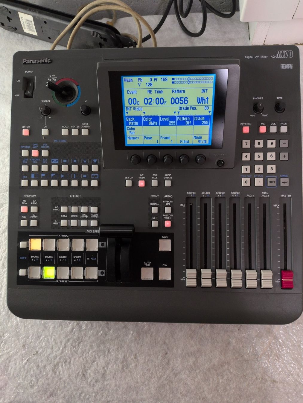 Panasonic Console di mixaggio: Panasoniv AG-MX70 Videomixer + Flightcase – Usato da Basel venduto da Fcol