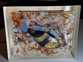 Murano Glas Wandleuchte Tischleuchte Deko vintage 50er