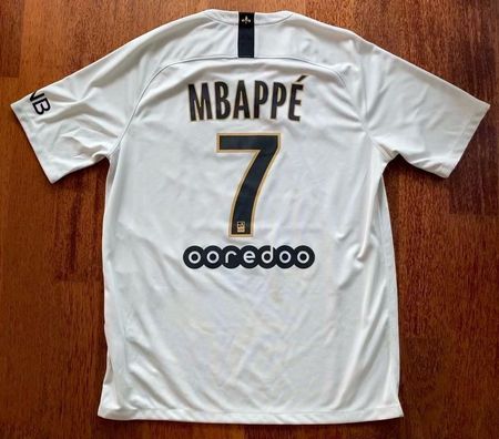 Paris St Germain away Shirt mit Mbappé - Saison 2018/19