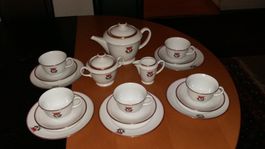 5er Antik Langenthal Stadt Schutze Soloturn Teeset Complet