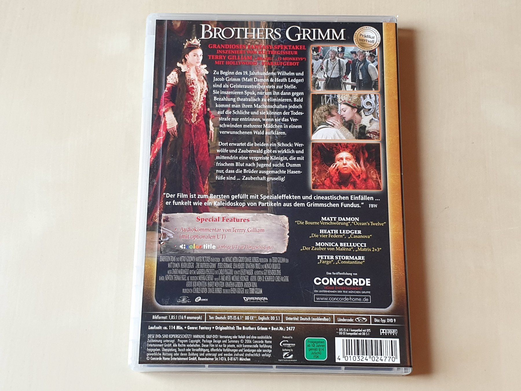 Tutti i DVDs: Brothers Grimm – Usato da Stansstad venduto da collectorsshop 1