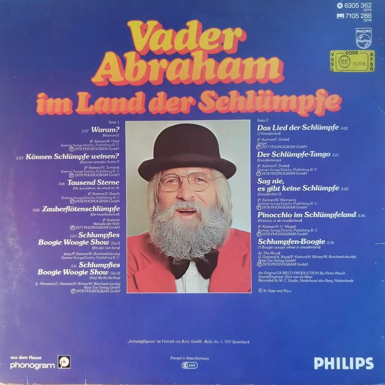 Dischi in vinile: Schlümpfe Vinyl – Usato da Zürich venduto da Manuelsson 1