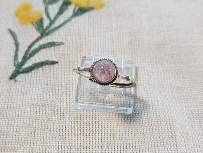 Anelli: NEW - S925 Super Seven Crystal Ring (Adjustable) – Nuovo (secondo la descrizione) da Zürich venduto da cin_wcf6