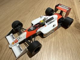 McLaren MP4/5A Honda F1 Ayrton Senna mit Marlboro Decal 1:18