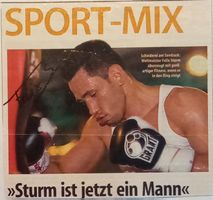Felix Sturm Boxer Autogramm signiert Bild 15x15cm