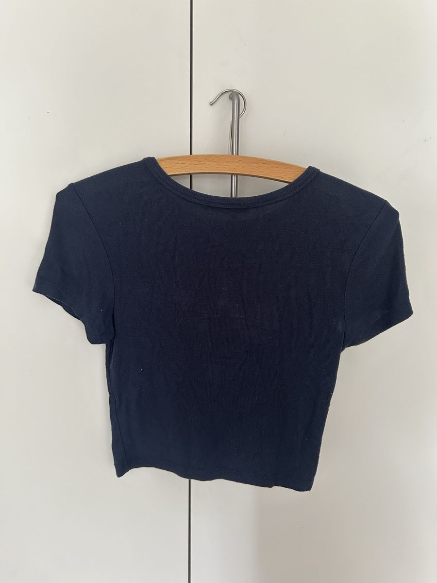 Zara T-shirts: ZARA Crop Top Dunkelblau – D'occasion à Bern par Vintage_Flexu 2