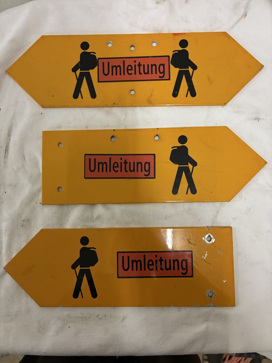 Schilder: Wanderwege Umleitung Schild – Gebraucht aus Zollikerberg von succiklein 1