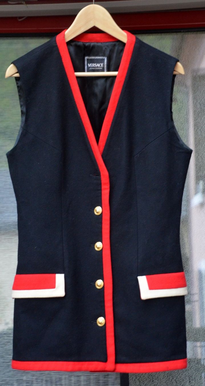 Versace Giacche: Versace ärmelloser Blazer sans manches .L – Usato da Collonges venduto da arashee 6