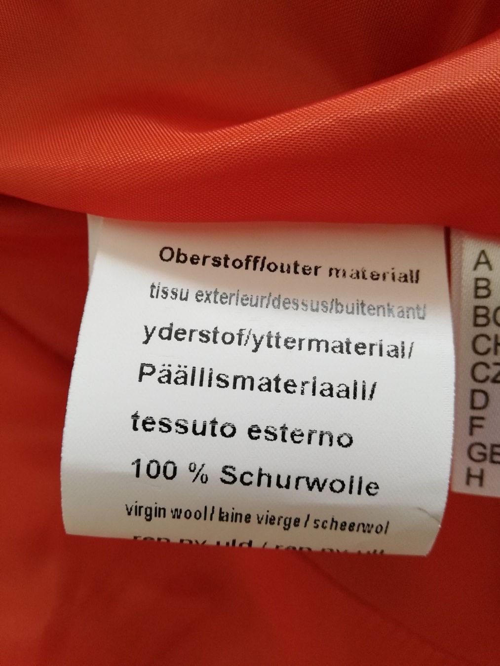 Bauer Giacche: Longblazer Orange mit Samt, v. Bauer Gr. 42 – Usato da Küsnacht ZH venduto da turtlehouse 3