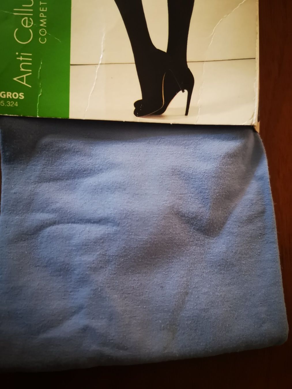 Strümpfe & Strumpfhosen: Ellen amber Strümpfe graublau / Collants gris bleu M – Neu und originalverpackt aus Onex von Genevois85 1