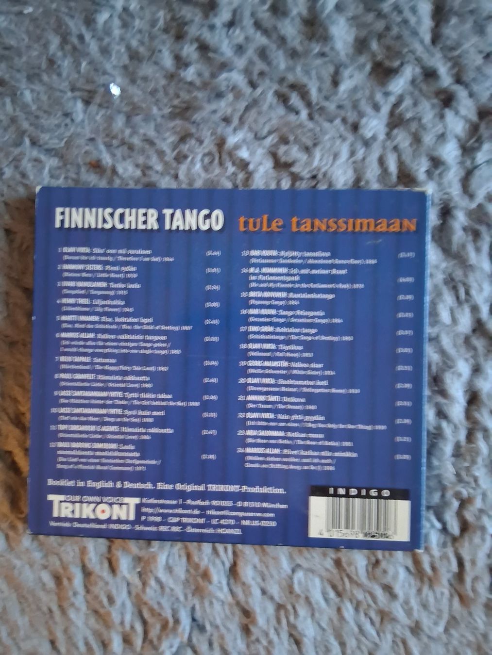 CD: FINNISCHER TANGO    TULE TANSSIMAAN     CD – Usato da Wetzikon ZH venduto da Ramones01 1