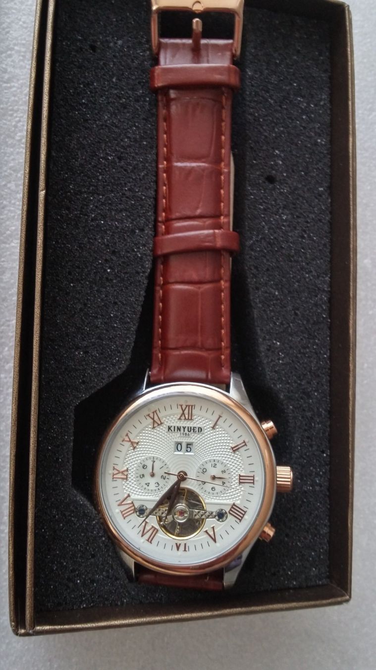 Orologi: Kinyued Automatik elegant Herrenuhr – Nuovo e nell'imballaggio originale da Zürich venduto da sendbad 1
