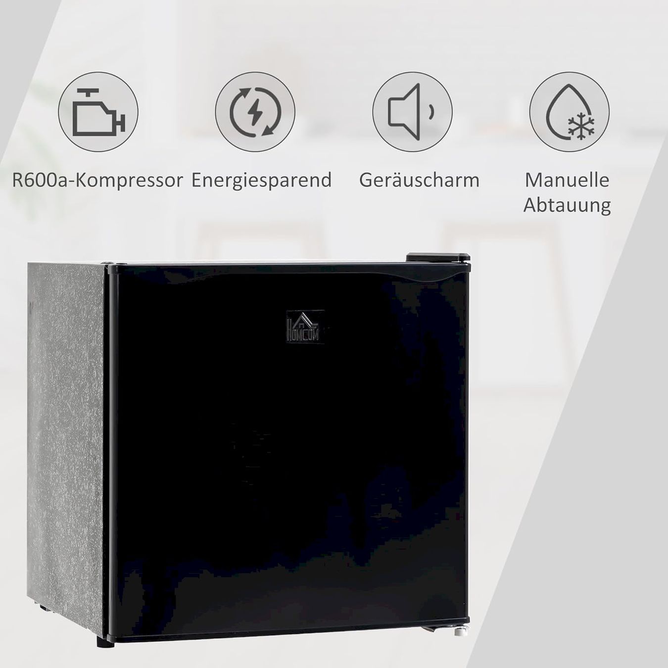 Cucinare, Mangiare & Bere: HOMCOM Mini-Gefrierschrank 35L schwarz – Nuovo e nell'imballaggio originale da Bottighofen venduto da zaap 7