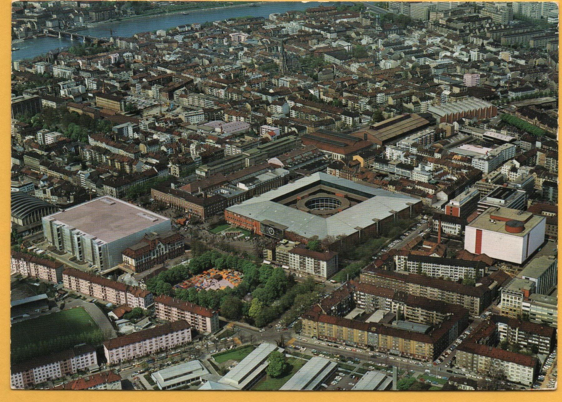 Cartes postales: Flugaufnahme Swissair BASEL Schweizer Mustermesse – D'occasion à Jona par philajona