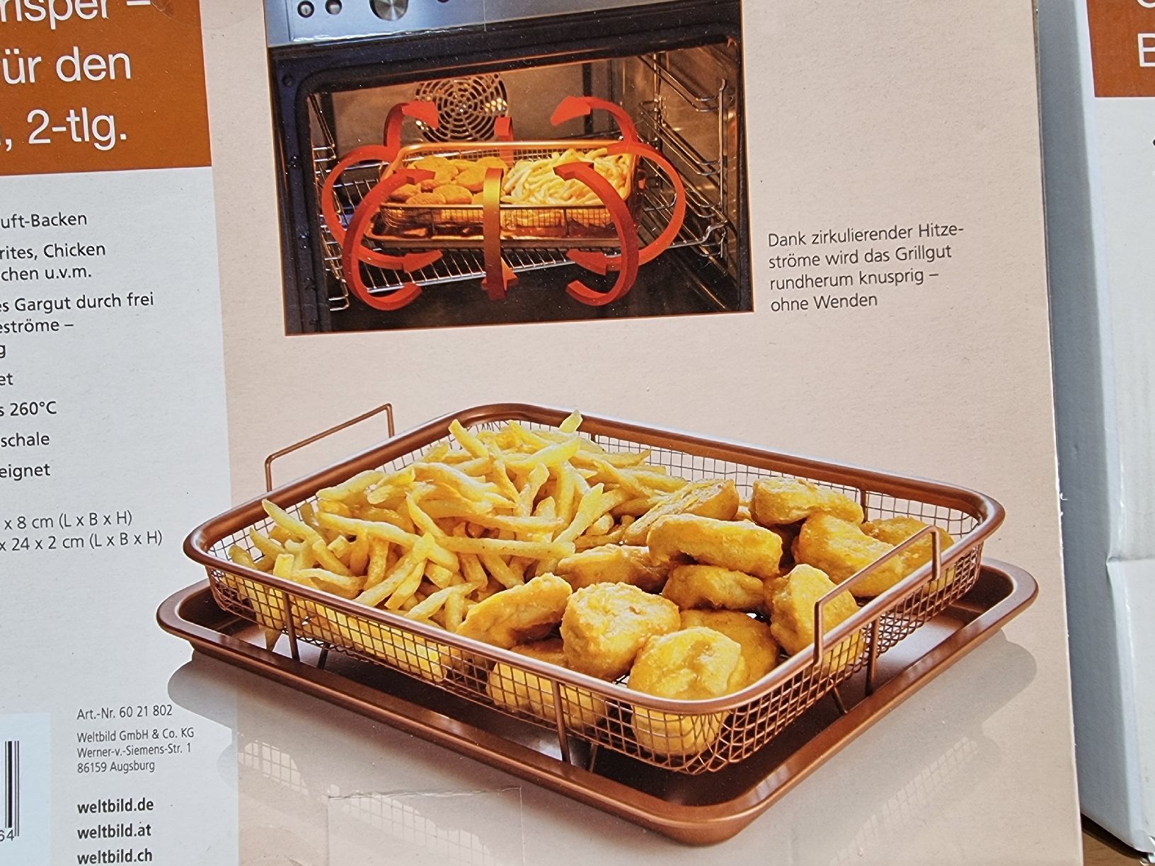 Küchengeräte: Copper Crisper Grillkörbe f. Backofen, Neu – Neu und originalverpackt aus Untersiggenthal von Mando2008 1