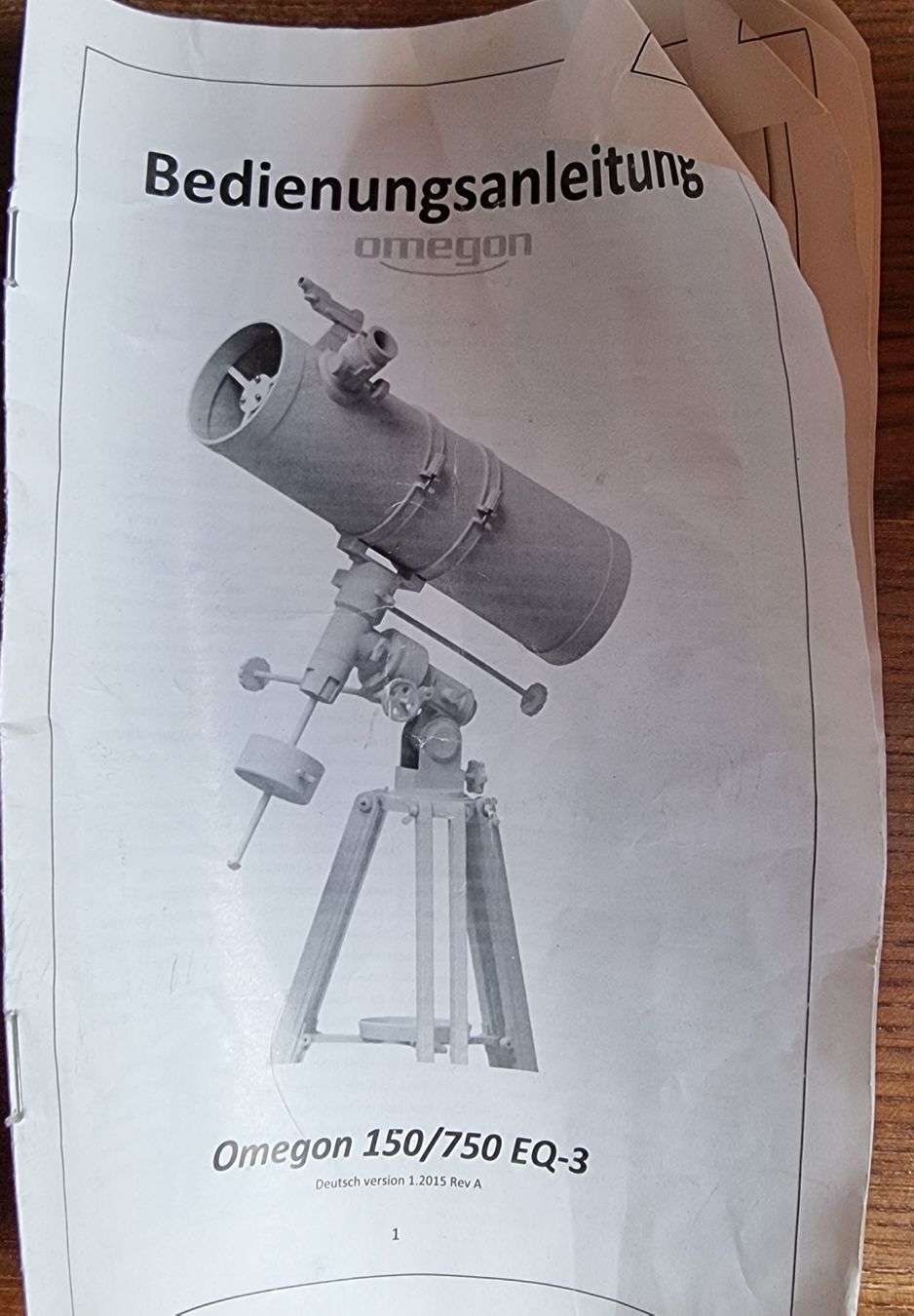 Omegon Telescopi: Omegon 150/750 EQ-3 Teleskop – Usato da Rifferswil venduto da sandra0010 3