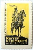 Soldatenmarke 2.WK, Reiter Regiment 6, Wi Kav 4