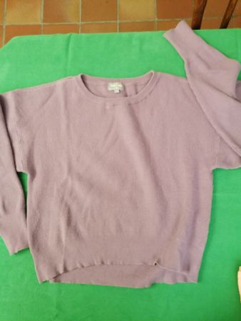 Strick-Pullover Viola, hell, M