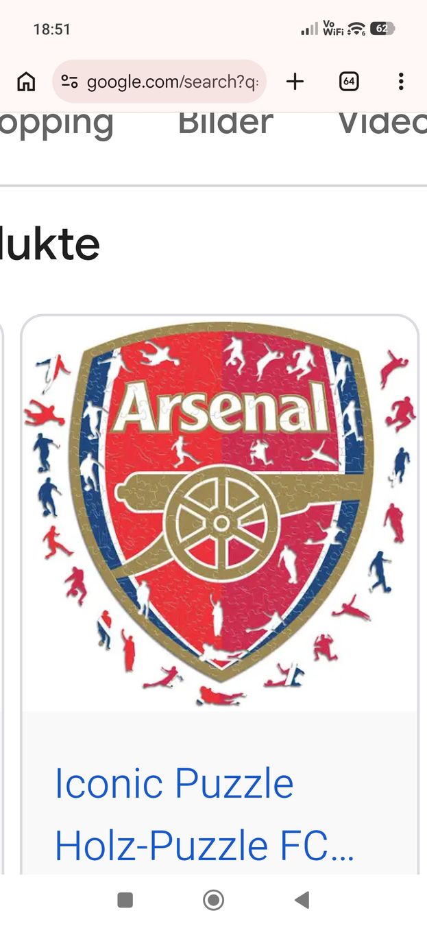 Arsenal Puzzle: FC Arsenal Holz Puzzle original – Usato da Igis venduto da jan_6c69 2