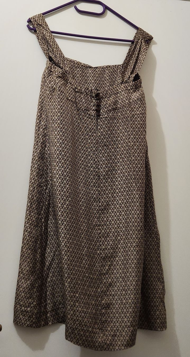 Maje Vestiti: Robe Maje MAEVA imprimée marron T1 – Usato da Niedergösgen venduto da Eva2410 1
