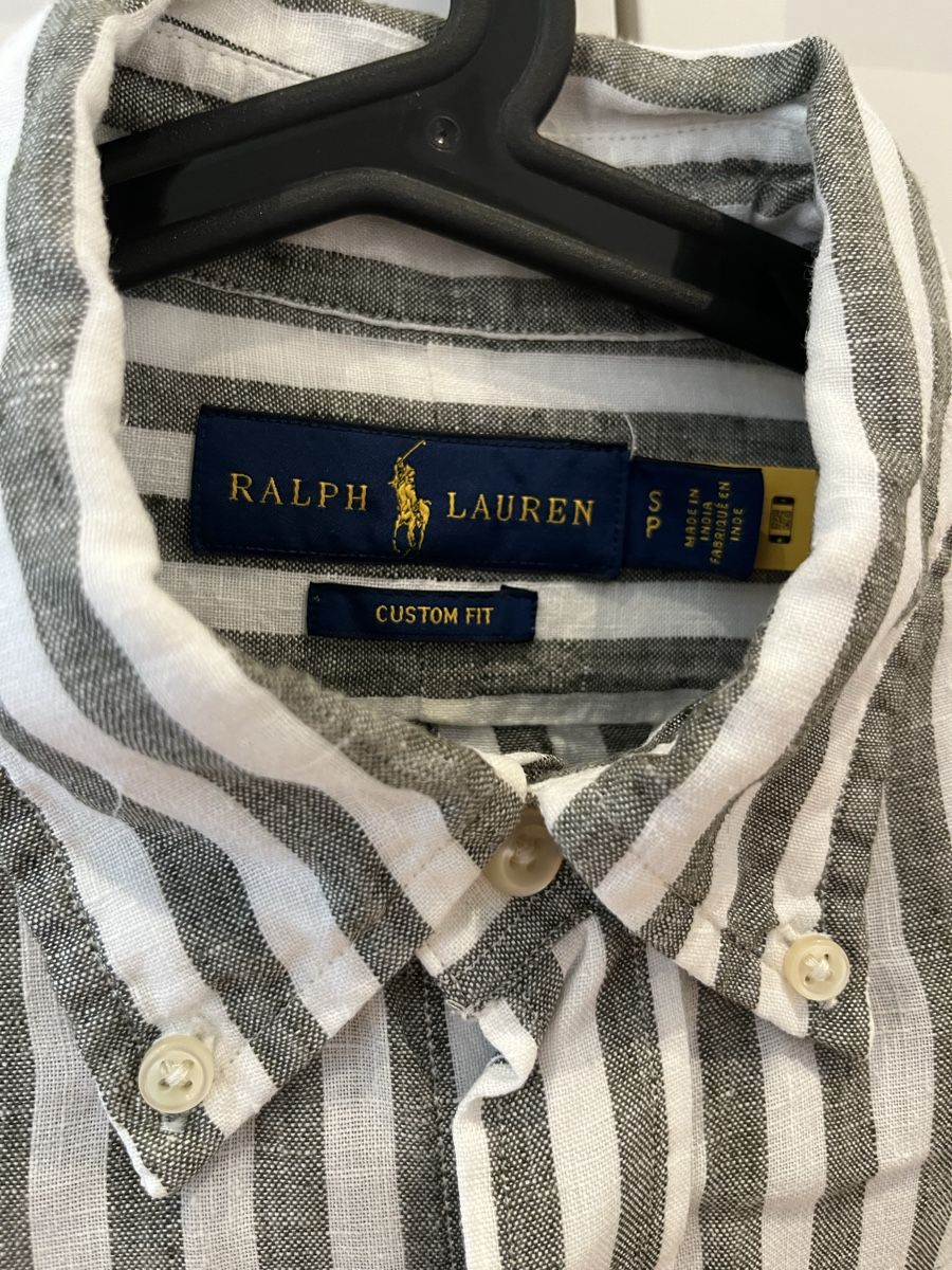 Ralph Lauren Chemises: Ralph Lauren Leinenhemd Olive – D'occasion à Sursee par dok_bz9b 2