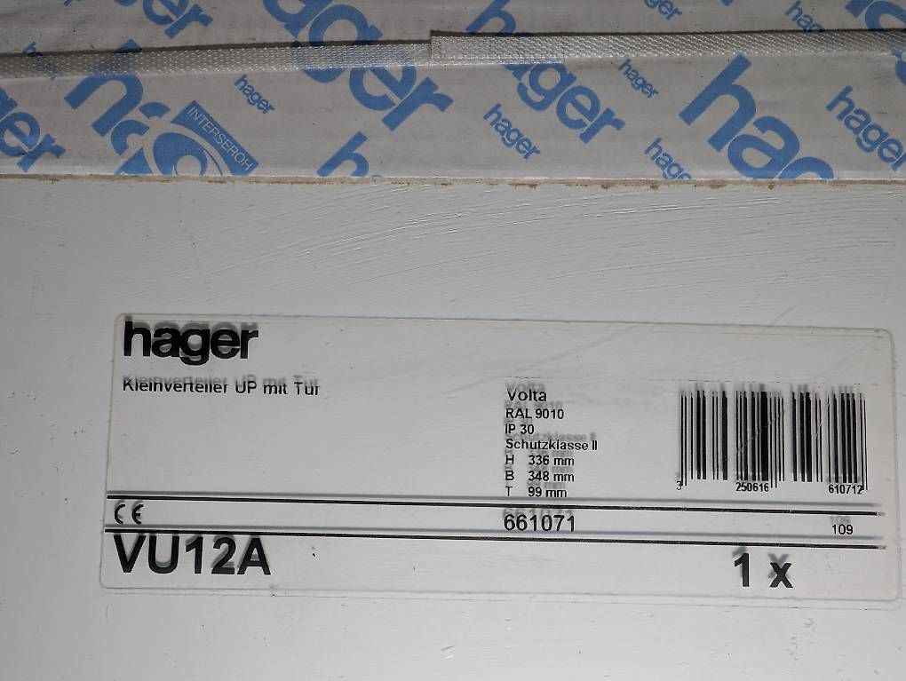 Alimentation électrique: coffret électrique Hager Volta VU12A, – Neuf avec emballage d'origine à Sion par ers_qf7t