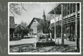 AK sw Landi ZH CH- Landesausstellung, im Dörfli ≈ 1939