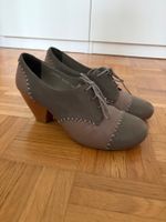 Leder-Pumps / Schnürschuhe Gr. 40 Marke: Balenciaga??