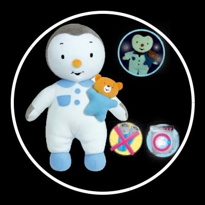 Peluche T'CHOUPI LUMINOU 25 cm