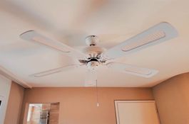 Deckenventilator weiss 5 Flügel gebraucht