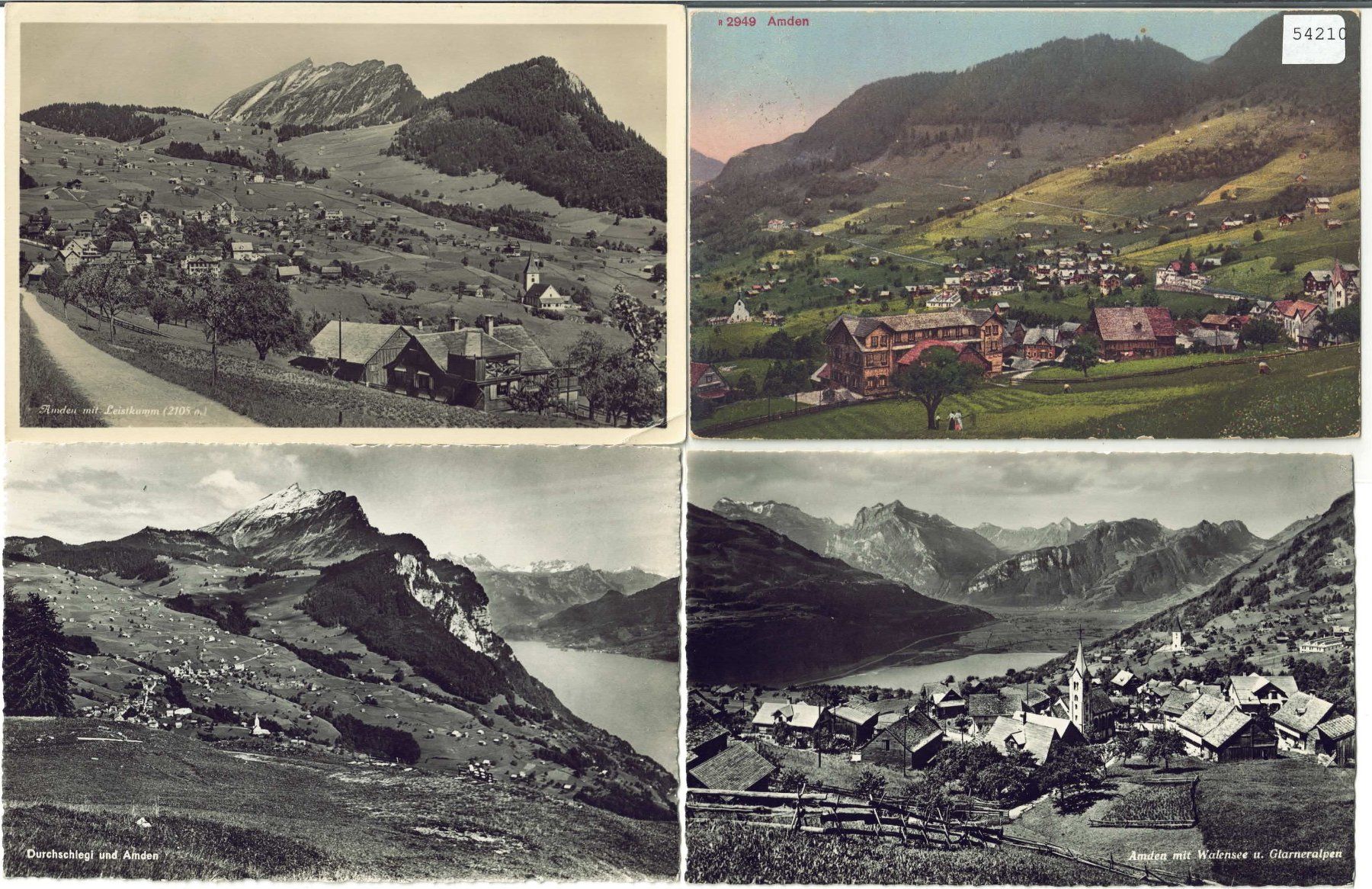 Cartes postales: 4 AK - Amden – D'occasion à Ettingen par Kartenplanet