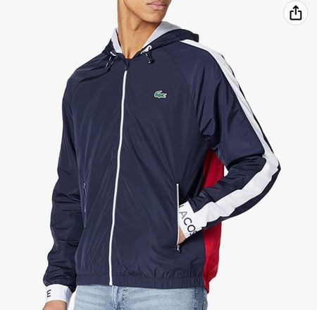 Lacoste Jacke Blau Neu