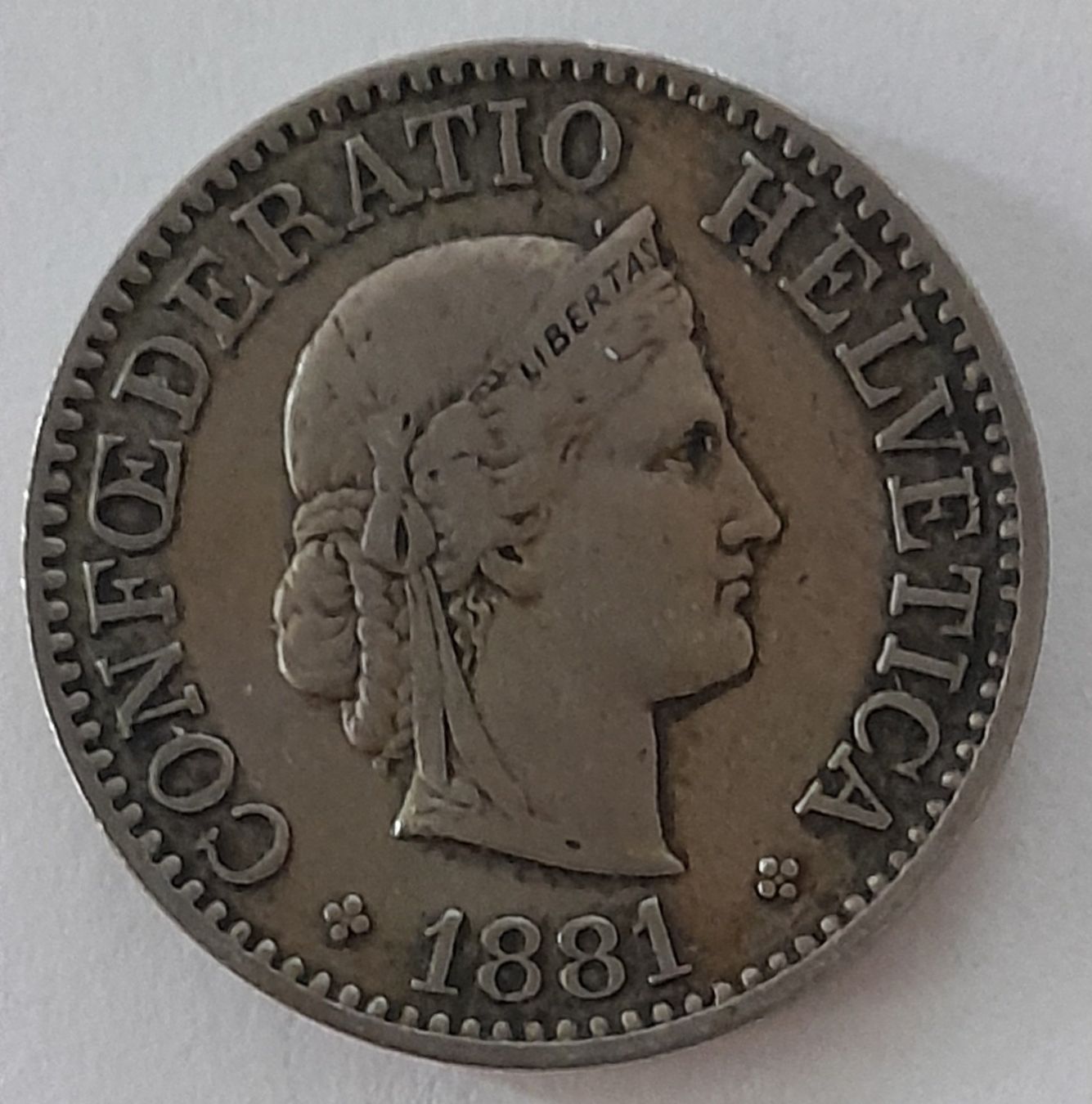 Tutti le monete: 10 Rappen 1881 B - SS+ – Usato da Lamone venduto da Isa6814