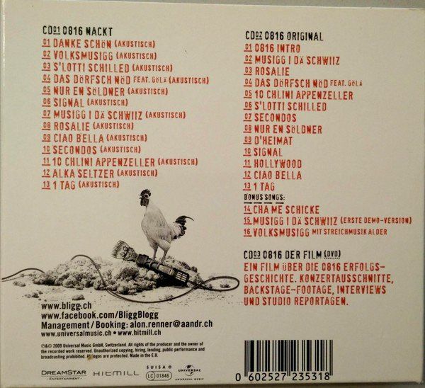 CD: set 2CD's - BLIGG - 0816 NACKT – Usato da Unterbäch venduto da kolbar 1