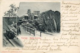 Capolago  - Monte Generoso  TI  -   Drahtseilbahn   um 1903