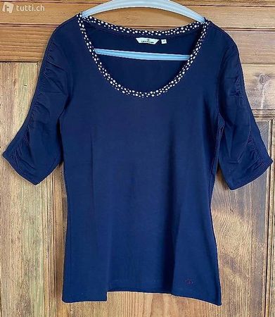 TomTailor T-Shirt dunkelblau Gr. M