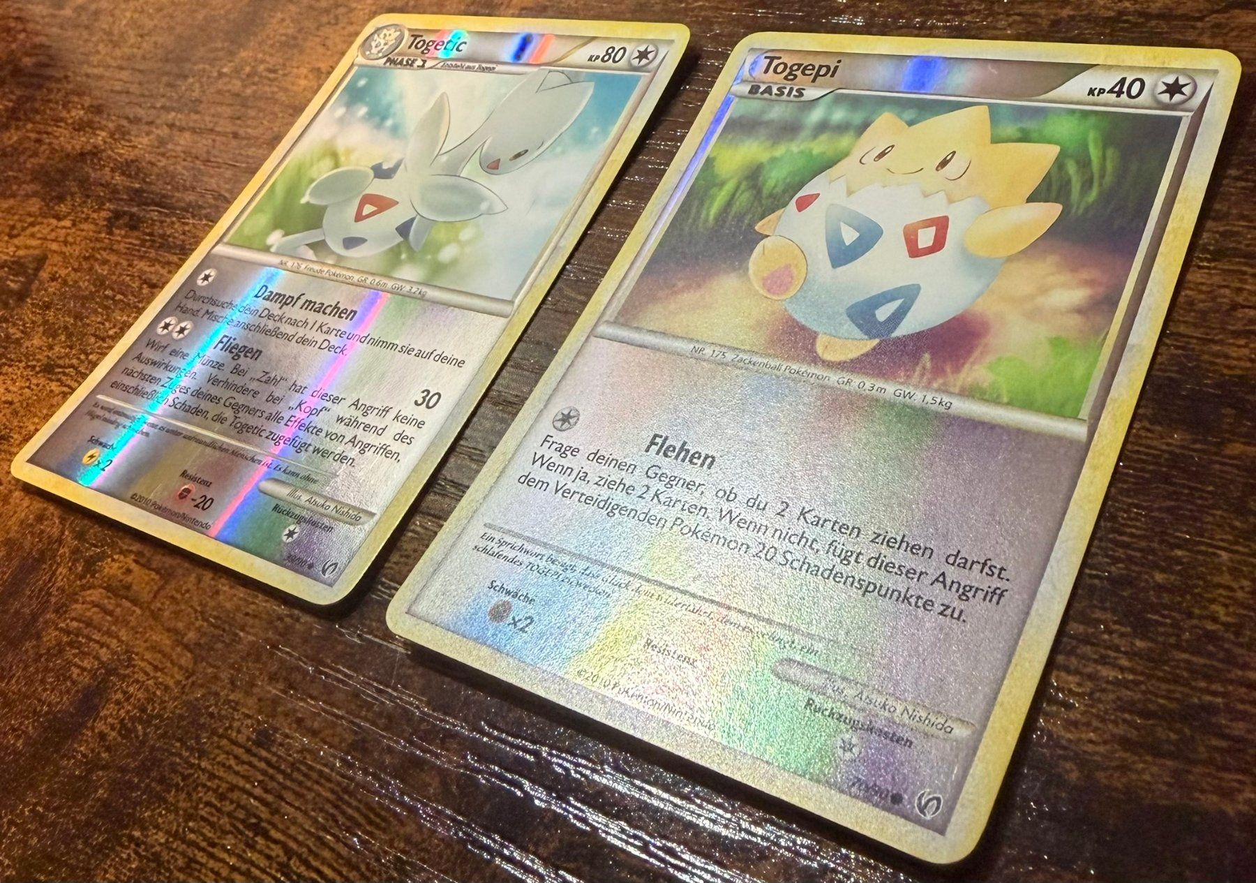 Pokémon Carte collezionabili: Togetic Reverse Holo 39 & Togepi Reverse Holo 70 – Usato da Zürich venduto da PEACECOCOON 1