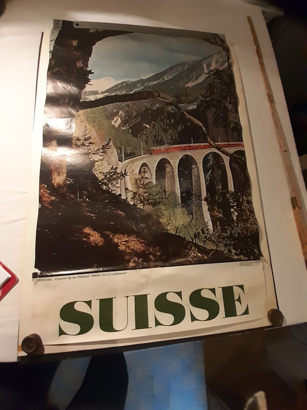 original Plakat, Rhb, Eisenbahn (Gebraucht) in Nenzlingen für CHF 40 ...