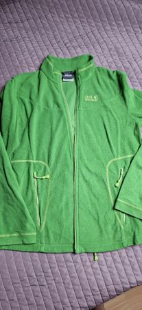 Jack Wolfskin Fleecejacke grün Grösse L gebraucht