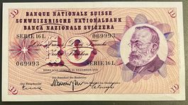 10 Franken 1959 Schweiz Serie 16L Nr. 069993