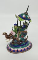 Emaillierte Figur Cloisonné Asien, Indien ?