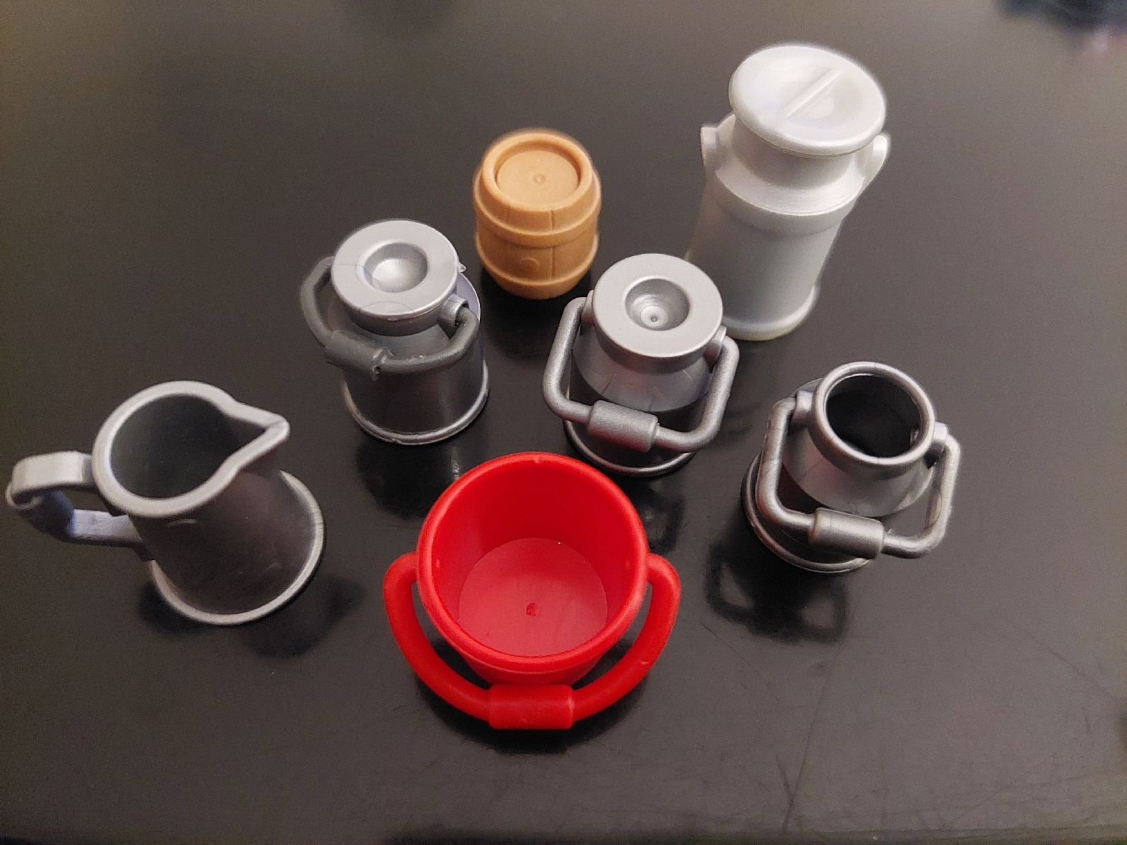 Playmobil Giocattoli: Playmobil Milchkannen, Eimer, Krug – Usato da Zetzwil venduto da lanst08