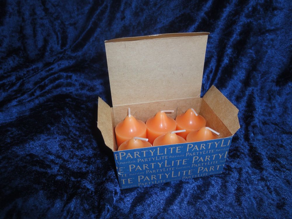 PartyLite - 6 Votiv Würziger Kürbis (Neu und originalverpackt) in ...