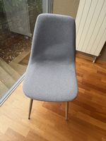 Stuhl grau Holzbeine 5er Set guter Zustand