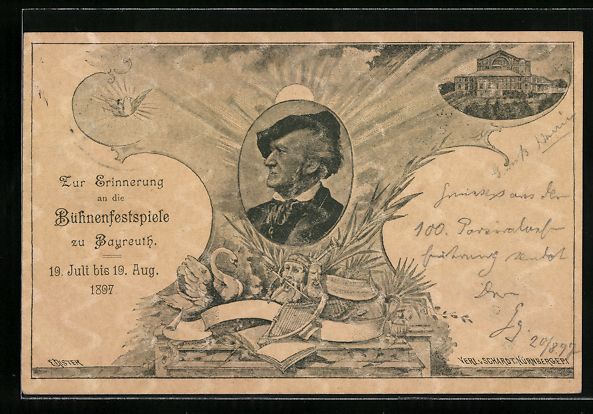 Cancelleria postale: Ganzsache Bayern PP7C19: Bayreuth, Portr – Usato da Berlin venduto da bartko-reher