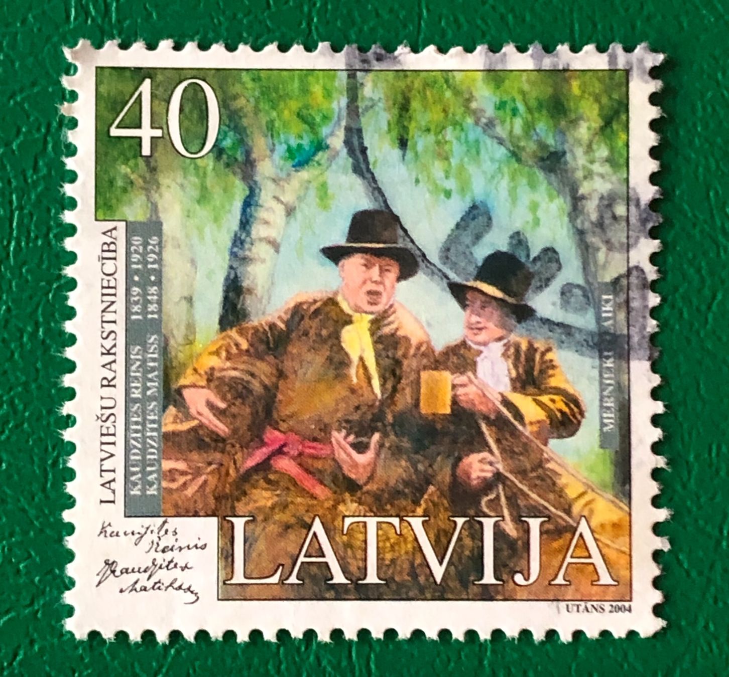 Tutti i francobolli: BRIEFMARKEN AUS  Lettland GESTEMPELT – Usato da Aarau venduto da Angi-007