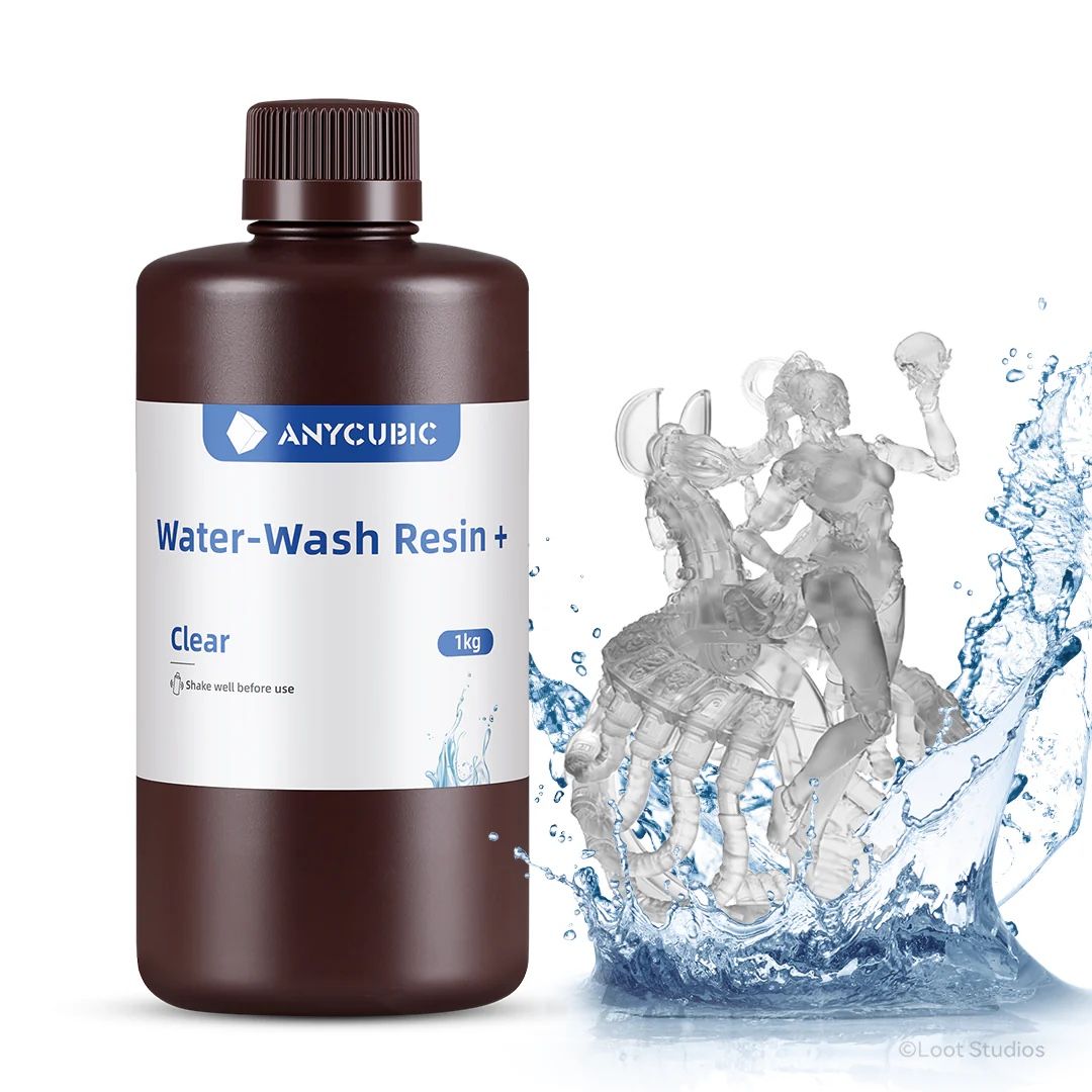 Anycubic Stampanti 3D: Anycubic Water-Wash Resin+ Clear – Nuovo e nell'imballaggio originale da Bern venduto da Nanzza 1