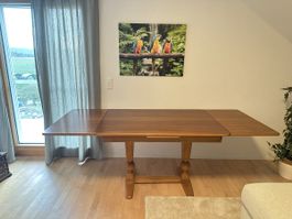 antiker, ausziehbarar Tisch